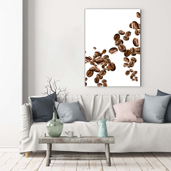 Ebern Designs Kaffeebohnen Kunstdrucke Auf Leinwand Wrapped Canvas